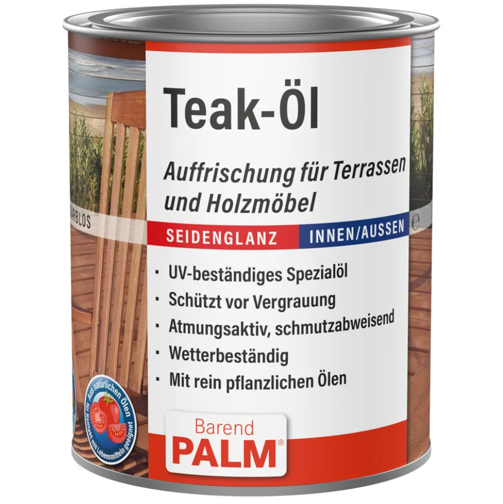Barend Palm Teak-Öl 750 ml farblos