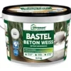 Bastelbeton weiß 3,5 kg pulverförmig im Eimer
