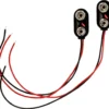 Batterieclip für 9 V Blockbatterie vertikal 2 Stück