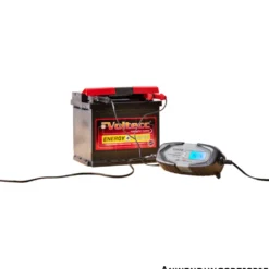 Batterieladegerät 6 V und 12 V mit Klemmen und Schnellkontaktkabel