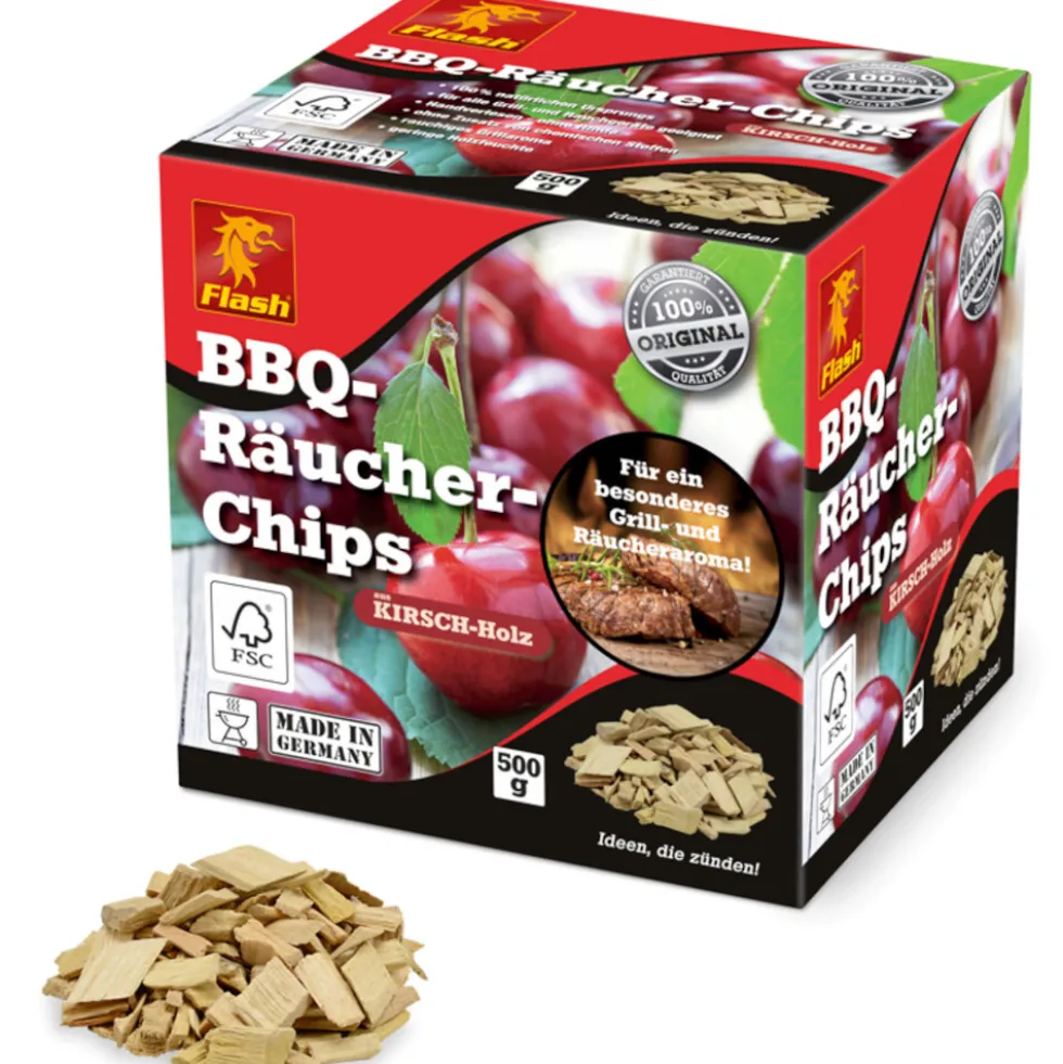 BBQ Räucher-Chips Kirsche 500 g von Flash