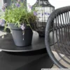 Beistelltisch Metall schwarz rund