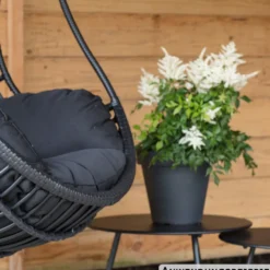 Beistelltisch Metall schwarz rund