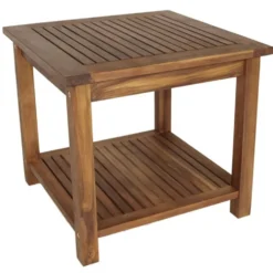 Beistelltisch 50 x 50 x 45 cm, Akazien-Holz geölt