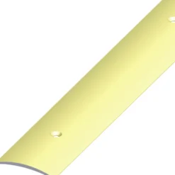 Übergangsprofil Aluminium eloxiert 1000 x 40 x 5 mm messingfarben gelocht
