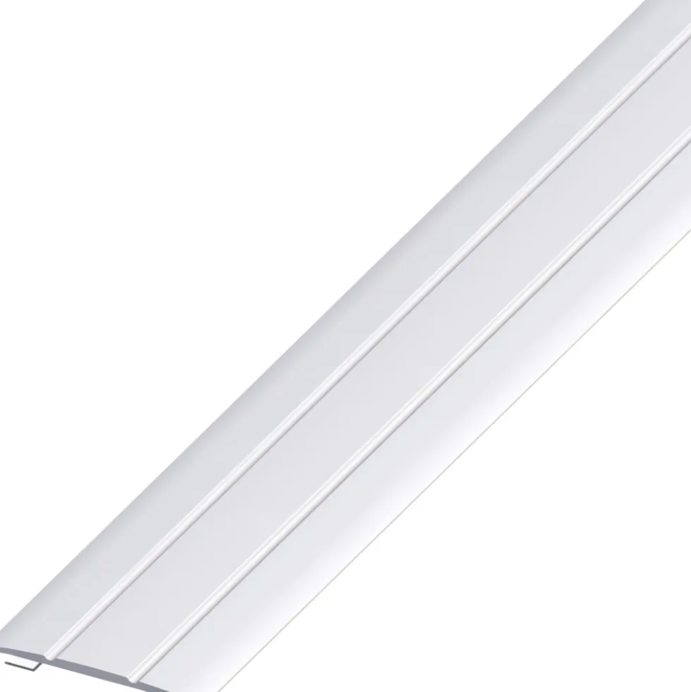 Übergangsprofil Aluminium eloxiert 1000 x 37 x 2,5 mm silberfarben selbstklebend