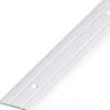 Übergangsprofil Aluminium eloxiert 2000 x 37 x 2,5 mm silberfarben gelocht