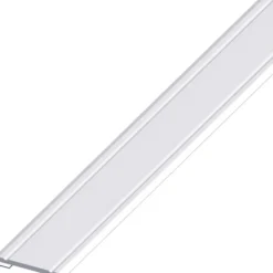 Übergangsprofil Aluminium eloxiert 1000 x 30 x 2 mm silberfarben selbstklebend