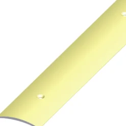 Übergangsprofil Aluminium eloxiert 2000 x 30 x 5 mm messingfarben gelocht