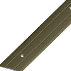 Übergangsprofil Aluminium eloxiert 1000 x 37 x 2,5 mm bronzefarben gelocht