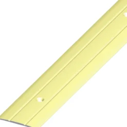 Übergangsprofil Aluminium eloxiert 1000 x 37 x 2,5 mm messingfarben gelocht
