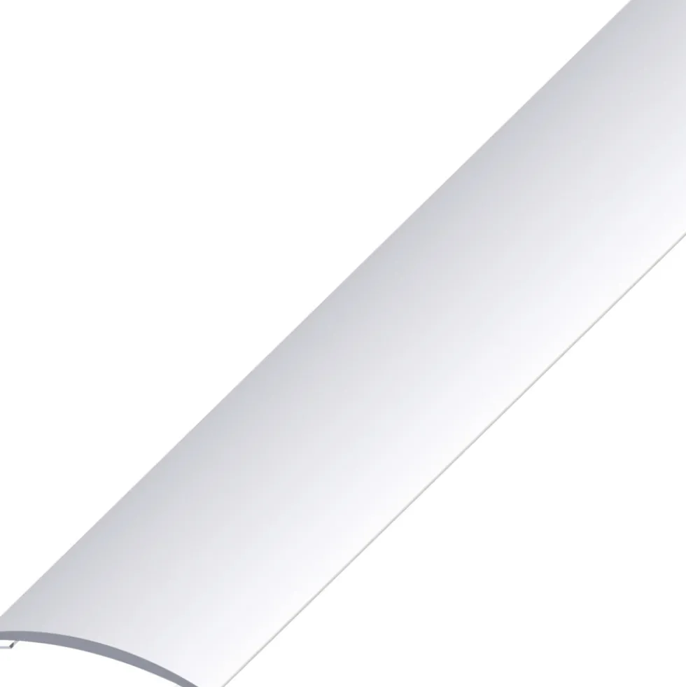 Übergangsprofil Aluminum eloxiert 1000 x 40 x 5 mm silberfarben selbstklebend