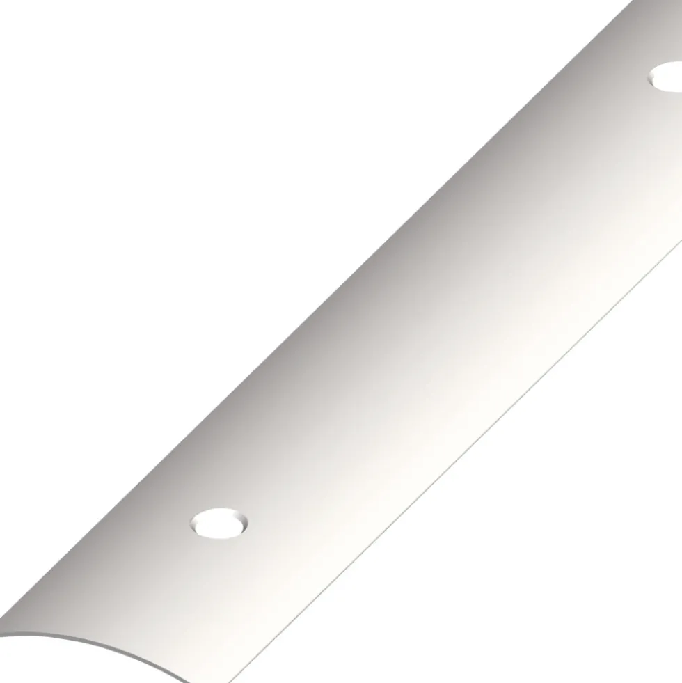 Übergangsprofil Edelstahl 1000 x 30 x 4 mm gelocht