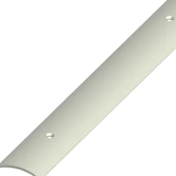 Übergangsprofil PVC gewölbt 1000 x 30 x 5 mm graubeige gelocht