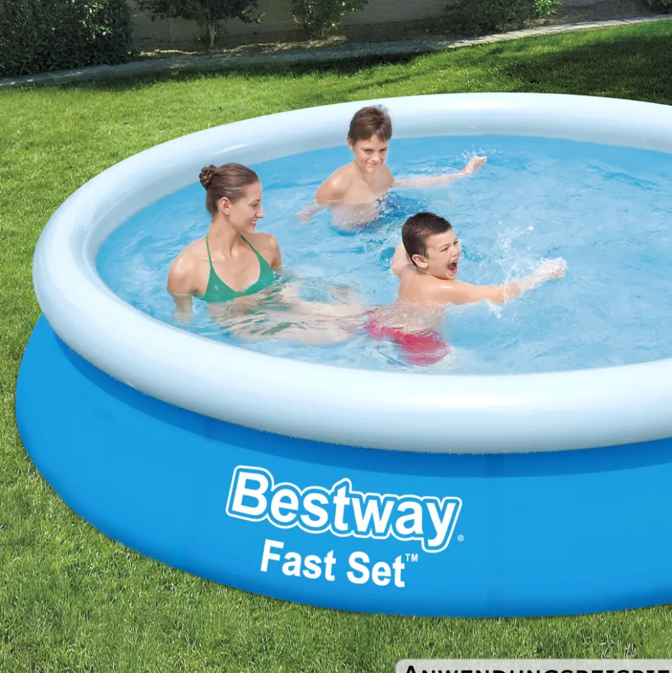 Bestway® Fast Pool Komplett-Set Ø 366 x 76 cm rund inkl. Filterpumpe