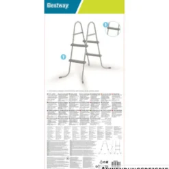 Bestway® Poolleiter 84 cm Stahl