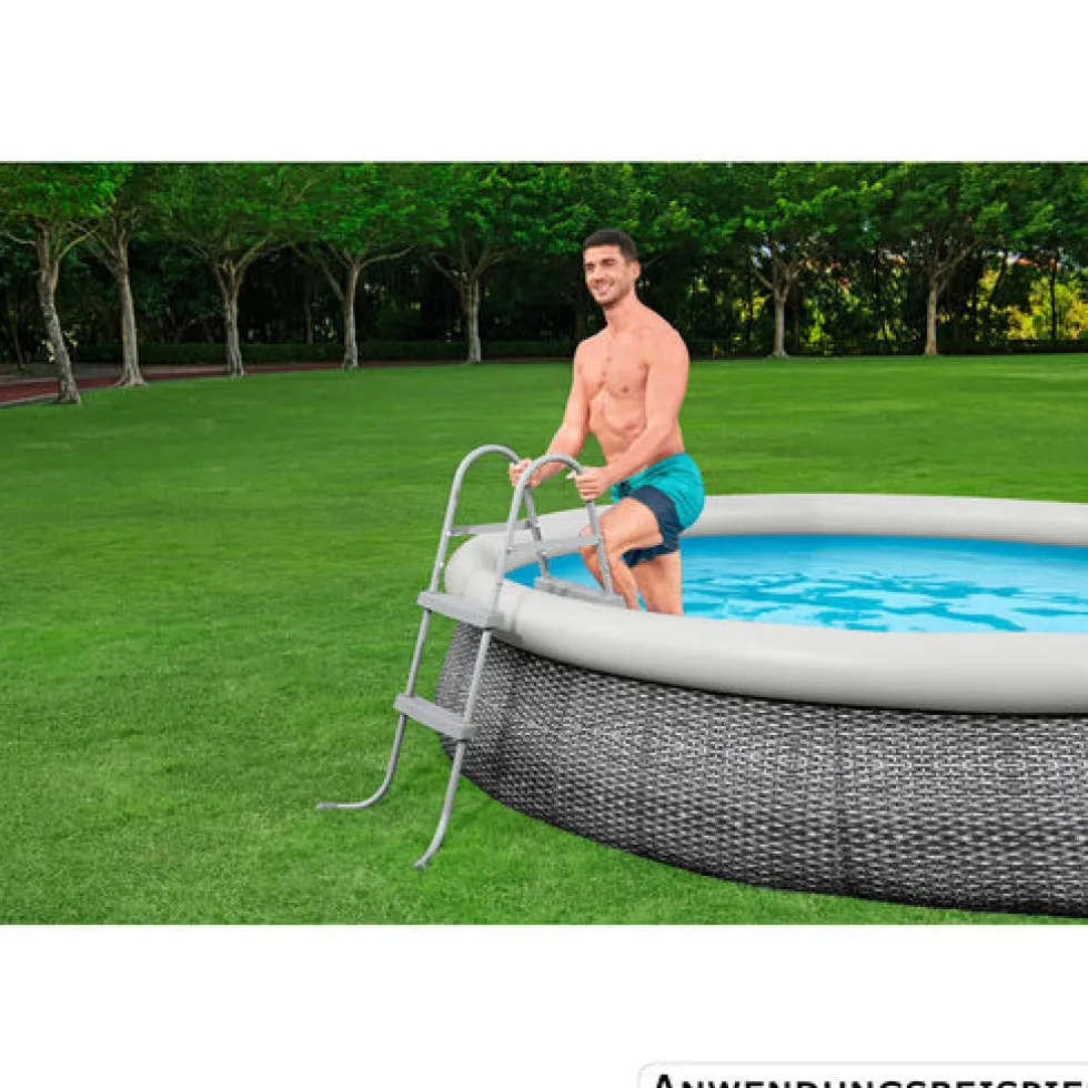 Bestway® Poolleiter 84 cm Stahl