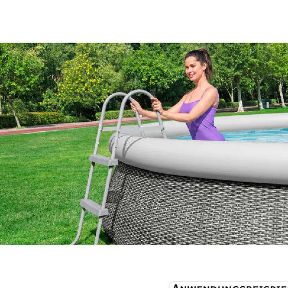 Bestway® Poolleiter 84 cm Stahl