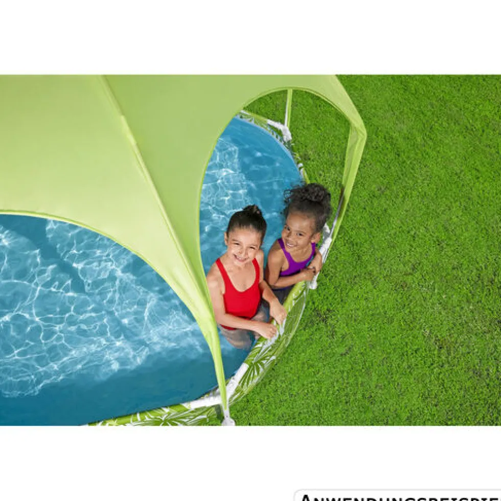 Bestway® Steel Pro Frame Pool mit Dach Ø 244 x 51 cm