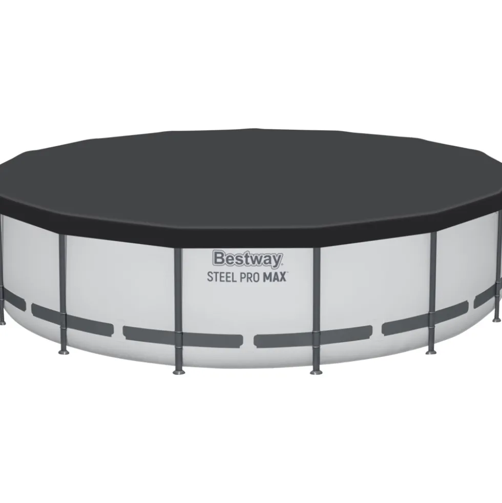 Bestway® Steel Pro MAX Frame Pool Ø457x107cm Komplett-Set 5-teilig