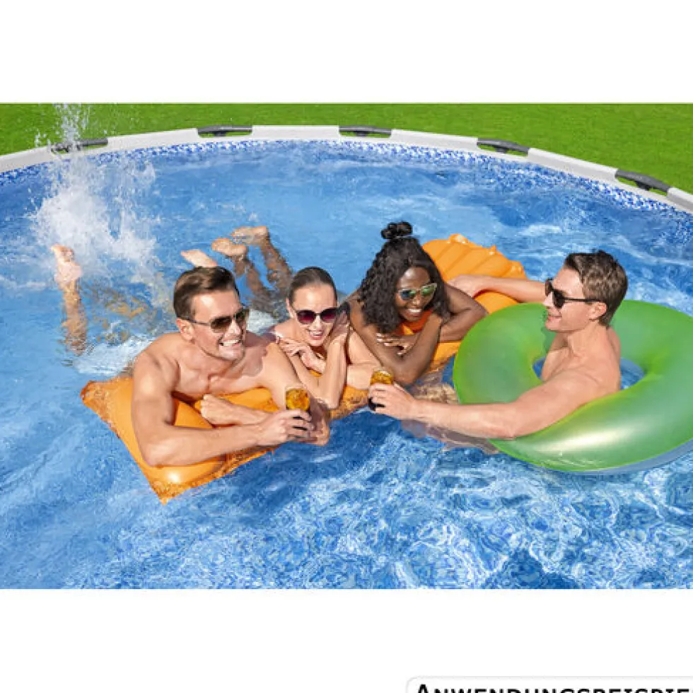 Bestway® Steel Pro MAX Frame Pool Ø457x107cm Komplett-Set 5-teilig