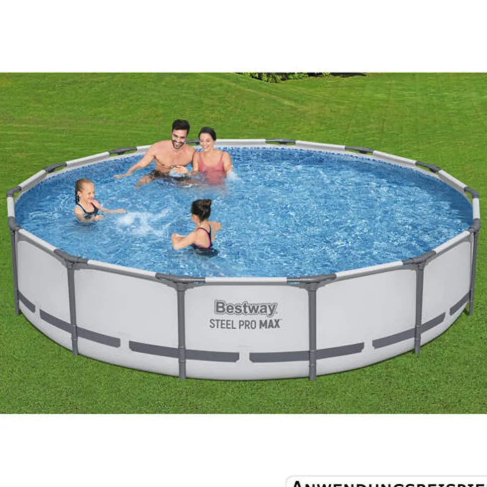 Bestway® Steel Pro Max Frame Pool mit Pumpe Ø 427 x 84 cm