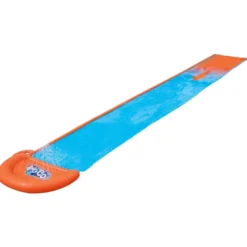 Bestway® Wasserrutsche 488 x 82 cm aufblasbar mit Sprenklerleiste und Anschluss