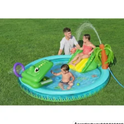 Bestway® Wasserspielcenter Krokodil 224 x 181 x 72 cm