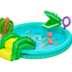 Bestway® Wasserspielcenter Krokodil 224 x 181 x 72 cm