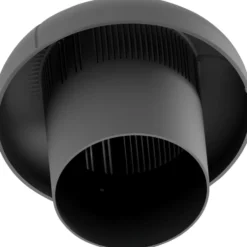 Be- und Entlüfter Ø 19,3 cm DN 100 Schwarz