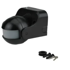 Bewegungsmelder 180° 1000 Watt schwarz