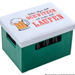 Bierkastensitz 3-fach sortiert