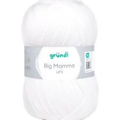 Big Mama Garn 400 g weiß