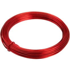 Bindedraht 12 m rot, aus Aluminium