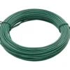 Bindedraht 25 m x 2 mm aus Stahldraht mit grüner Kunststoffummantelung