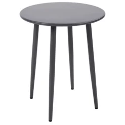 Bistrotisch rund Ø 60 cm Stahl hellgrau