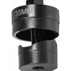 Blechlocher Ø 35mm aus Stahl, schwarz