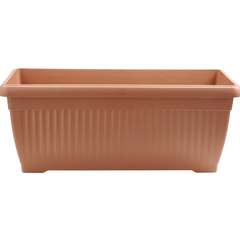 Blumenkasten Terra 80 cm terracotta