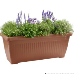 Blumenkasten Terra 80 cm terracotta