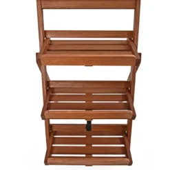 Blumentreppe 3-stufig Akazie