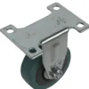 Bockrolle Ø50mm grau Tragkraft 40kg Vollgummi Transportrolle Laufrolle