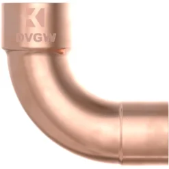 Bogenmuffe 90° Kupfer-Lötfitting 28 mm - Nr. 5001a