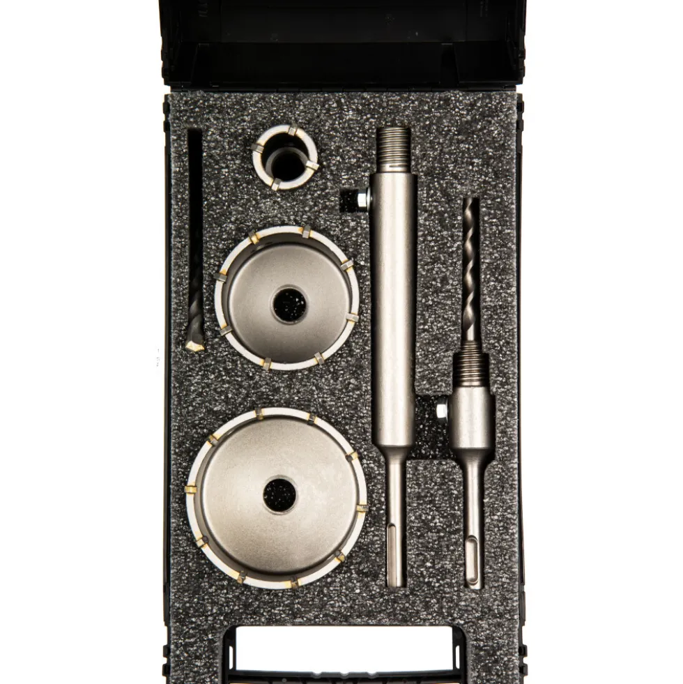 Bohrkronen Set 8-teilig Zentrierbohrer
