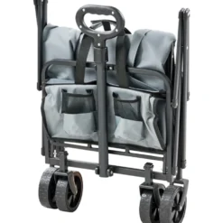Bollerwagen faltbar grau