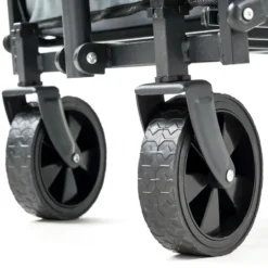 Bollerwagen faltbar grau