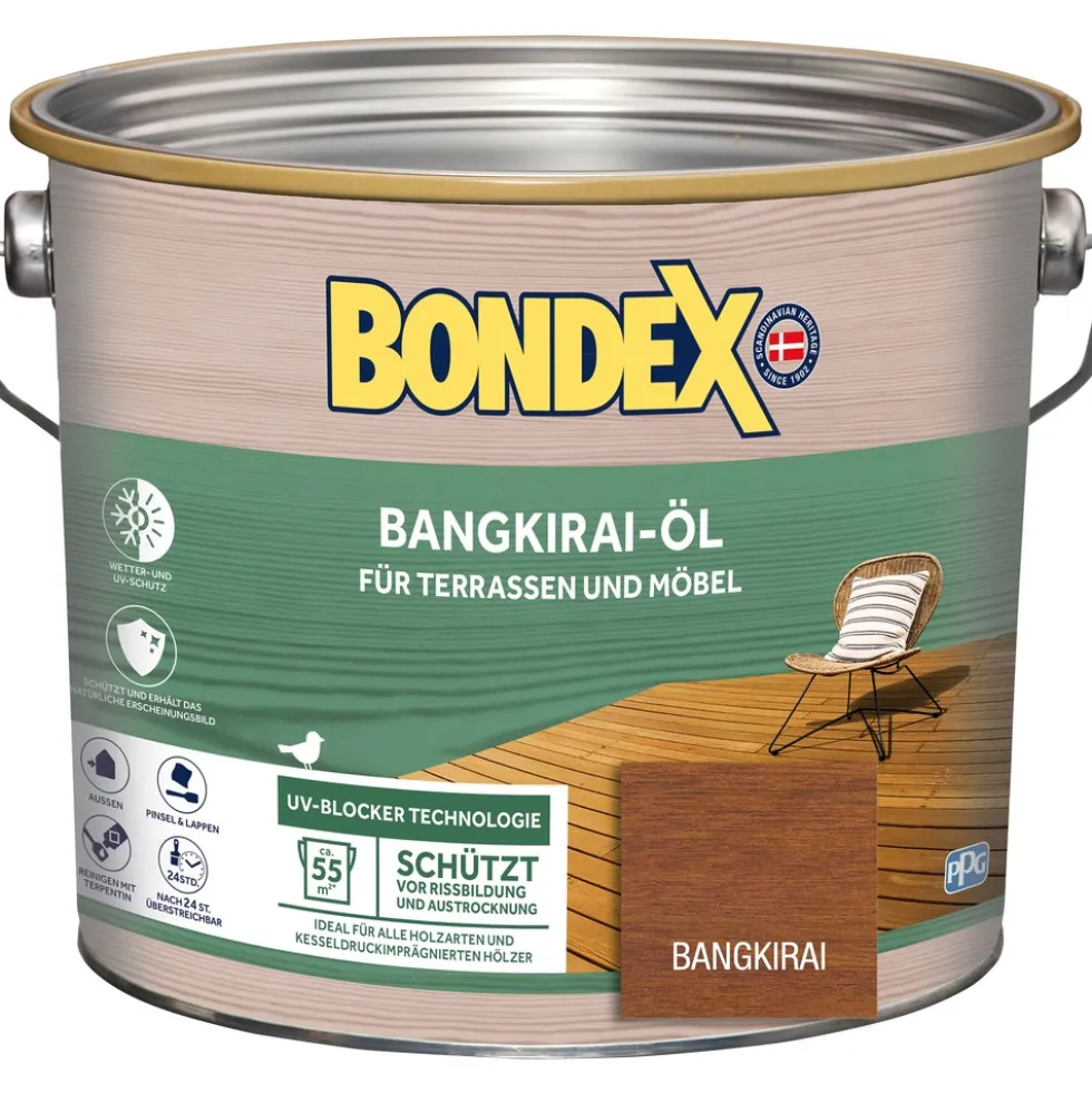 BONDEX Bangkirai-Öl 2,5 Liter