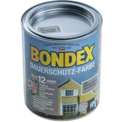 BONDEX Dauerschutz-Farbe Granitgrau 750 ml
