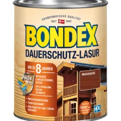 BONDEX Dauerschutz Lasur Mahagoni 750 ml