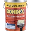BONDEX Holzlasur für Aussen dunkelgrau 4,8 Liter