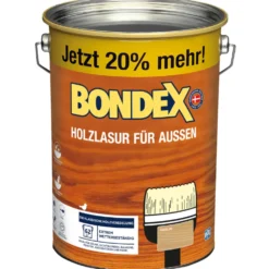 BONDEX Holzlasur für Aussen farblos 4,8 Liter